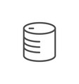 canned food line icon vector image