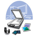 scanner vector image vector image