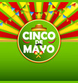 cinco de mayo vector image