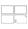 decorative ornamental frames - set vector image