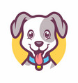 dog cartoon mascot design vector image vector image