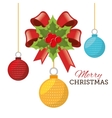 merry christmas vector image