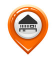 brighted map marker vector image vector image