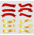 complete set banners and ribbons vector image vector image