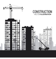 under construction design vector image
