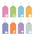 icon tags vector image vector image