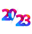 2023 new year banner vector image