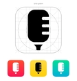 studio microphone icon vector image vector image