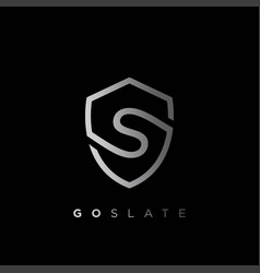 Modern and professional gs letter initials logo Vector Image