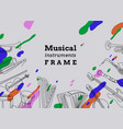 line music background abstract contemporary vector image