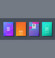 abstract modern background geometric shapes vector image