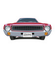 muscle car poster vector image