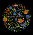 happy halloween vector image