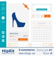 e-commerce web design elements extra set 1 vector image vector image
