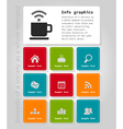 info graphic company2 vector image