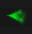 green smoke unpleasant bad smell toxic gas vector image
