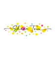 shana tova elegant calligraphy with colorful stars vector image vector image