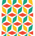 endless pattern with geometric motif decor vector image vector image