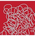 background with intricate rope vector image vector image