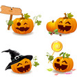 jack o lantern icons vector image