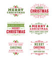 variety christmas stickers set vector image vector image