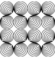 monochrome seamless circle pattern - swirl vector image