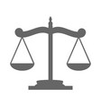 balance on the scale vector image