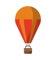 isolated hot air balloon design vector image
