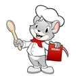chef mouse vector image