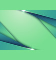 abstract template green and blue diagonal stripes vector image