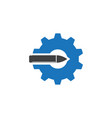gun template icon vector image