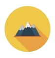mountain icon vector image vector image