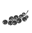 currant glyph icon vector image