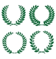 laurel wreathes vector image