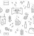beer production pattern seamless vector image