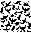 seamless pattern with birds vector image vector image