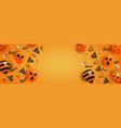 halloween baloon banner 3 vector image