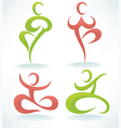 love poses vector image vector image