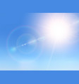 sunlight special lens flare light effect vector image