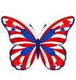 usa butterfly vector image