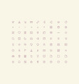 user interface icons set perfect for websites vector image vector image