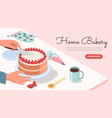 home bakery concept vector image