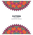 mandala background design vector image