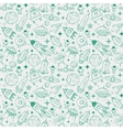 seamless background with space elements vector image