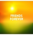 square blurred background - sunset colors vector image