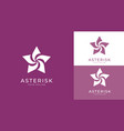 star logo universal abstract vector image