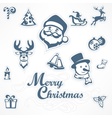 mary christmas set vector image