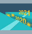 survive in 2021 after covid-19 pandemic vector image