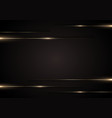 abstract luxury template golden lines vector image