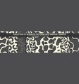 collection of black and white seamless patterns vector image vector image